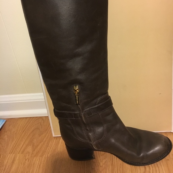 MICHAEL KORS Brown Riding boots sz 7 - Picture 2 of 3